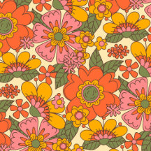 60's Floral Pattern