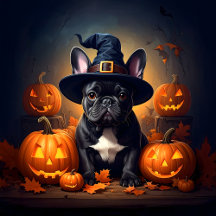 Black French Bulldog Halloween