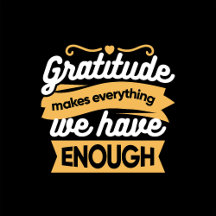Inspirational Gratitude Typography Quotes