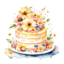 Vanilla Cake Women's Birthday Party