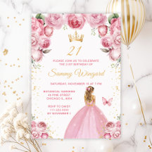 Blush Pink and Gold Princess Collection