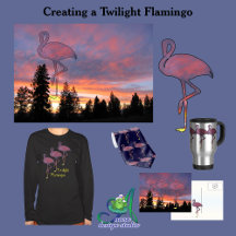 Twilight Flamingos