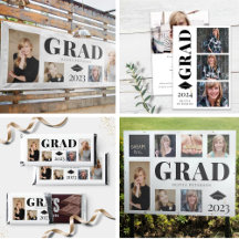 Graduation Photo Collage "GRAD" Collection