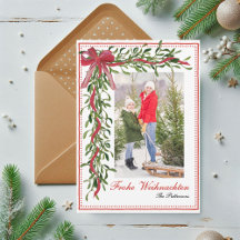 Frohe Weihnachten German Christmas Cards 2025
