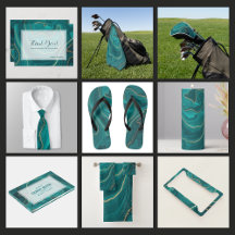 Turquoise liquid marble background Home Decor