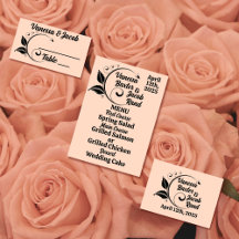 Black on Peach Vintage Flourish