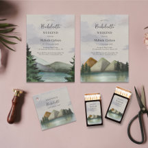 Rustic Mountain & Lake Bachelorette Weekend