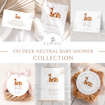 Oh Deer Baby Shower Collection