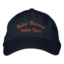Basic Adjustable Cap - Baby Shower Hat - 1