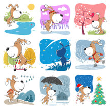 Funny Puppy Dog Calendar 2026