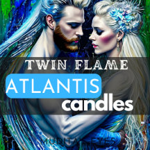 Twin Flame Candles Atlantis