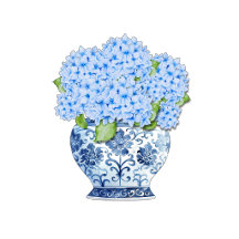 Chinoiserie Nantucket Blue Hydrangea Collection