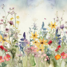 Seasonal Watercolor 🏡✨House Flags