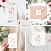 Christmas Santa Baby Girl Shower