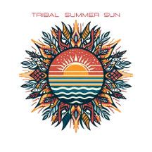 Tribal Summer Sun-Retro Style
