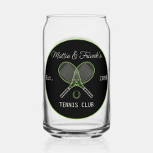Tennis Racket Ball Club Glasses