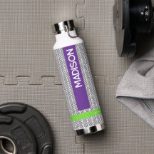 Custom Name Purple & Green 