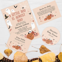 The Cute A Little Boo Baby Shower Collection