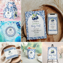Berry First Blueberry 1st Birthday Party