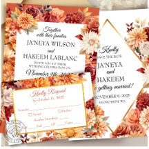 Fall Floral Wedding