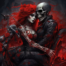 Poster Biker au Charme Rebelle