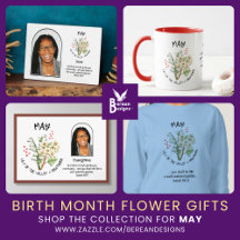 BIRTH MONTH FLOWER Gifts for Mom MAY Birthdays