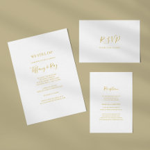 Simple Elegant Gold Collection