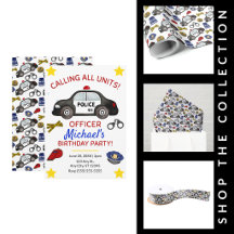 Police Birthday Party Supplies