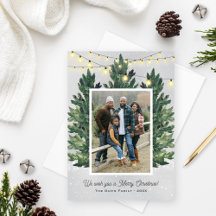 Christmas Tree Farm Holiday Photo Cards