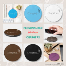 Charging... Personalized Color Wireless Chargers