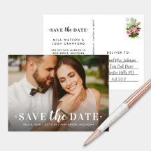 Wedding Save the Date Postcards 💍