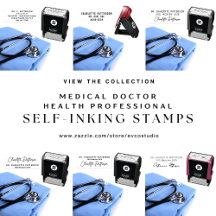 Medical Doctor Health Professional Stamps