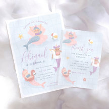 Mermaid Pool Party Girl Birthday