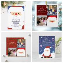 Cute Santa Claus Secret Santa Merry Christmas