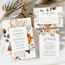Rustic Autumn Floral Wedding