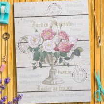 French Ephemera Decoupage tissue paper