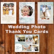 Photo Wedding Thank You Cards