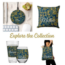 Golden Blue Elegance 