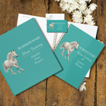 Equestrian Business Organizational Set - Turquoise