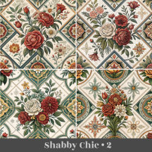 Vintage Shabby Chic Floral Home Decor