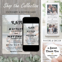 Wedding Celebration • Simply Chic Retro Typography