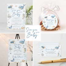 Sea You Soon Baby - Under the Sea Baby Shower Coll