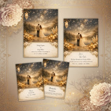 Enchanted Starry Night Lake forest Wedding suite
