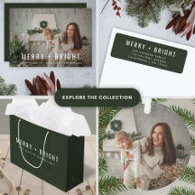 Merry + Bright   Dark Green