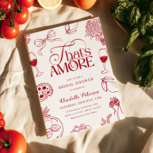 That's Amore Italian Theme Bridal Shower