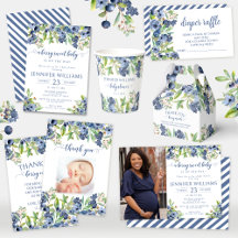 Blueberry baby boy shower 