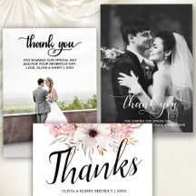 Wedding Thank You Cards