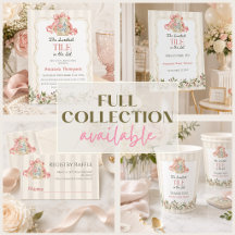 Pink Sweetest Tile Mahjong Baby Girl Shower