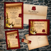 Fantasy Medieval Knight Sword Bar Mitzvah Suite