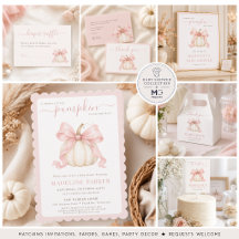 Little Pumpkin Coquette Pink Bow